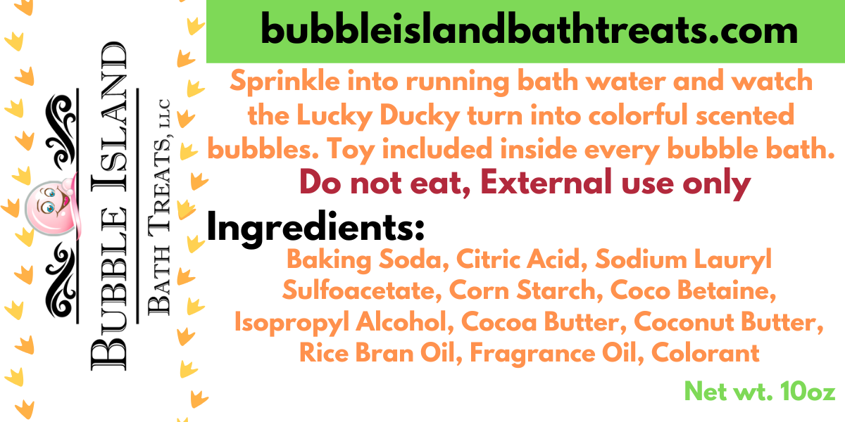 Fizzy Bubble Bath - "Lucky Ducky"
