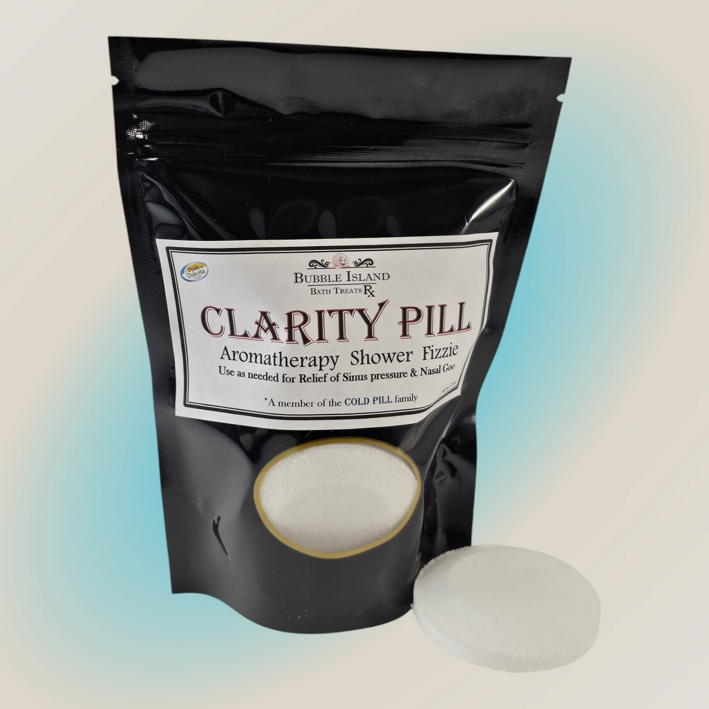 Aromatherapy Shower Fizzies - "Clarity Pill"