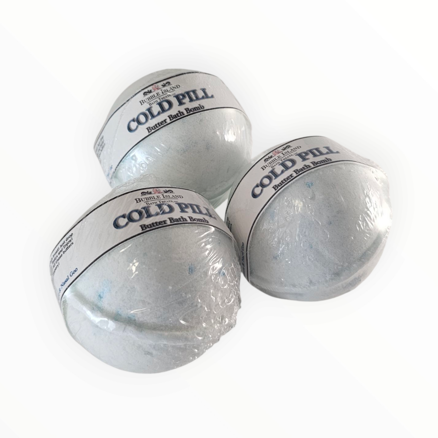 3 (SET) Cold Pill Bubble Bath Bombs