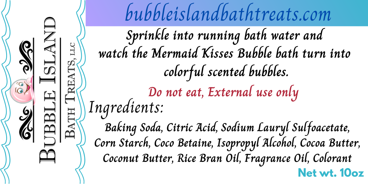 Fizzy Bubble Bath - "Mermaid Kisses"