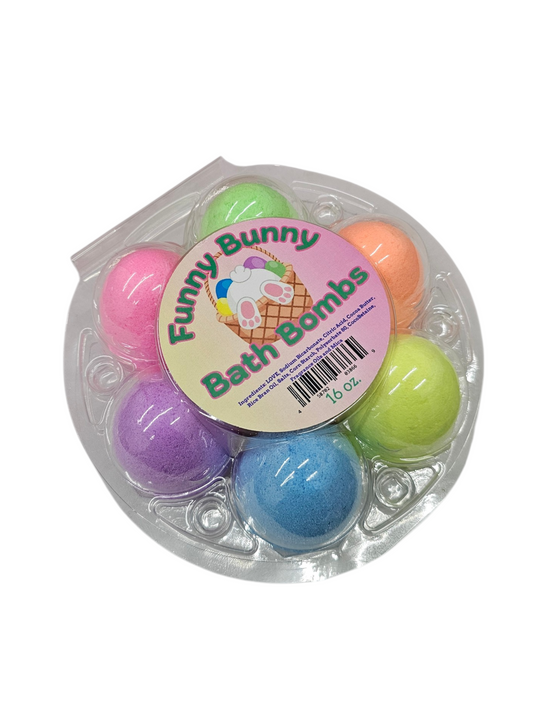 -Funny Bunny Easter Egg Bath Bomb Set