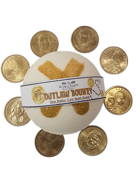 -Money Bath Bomb - Outlaw Bounty $1 Coin