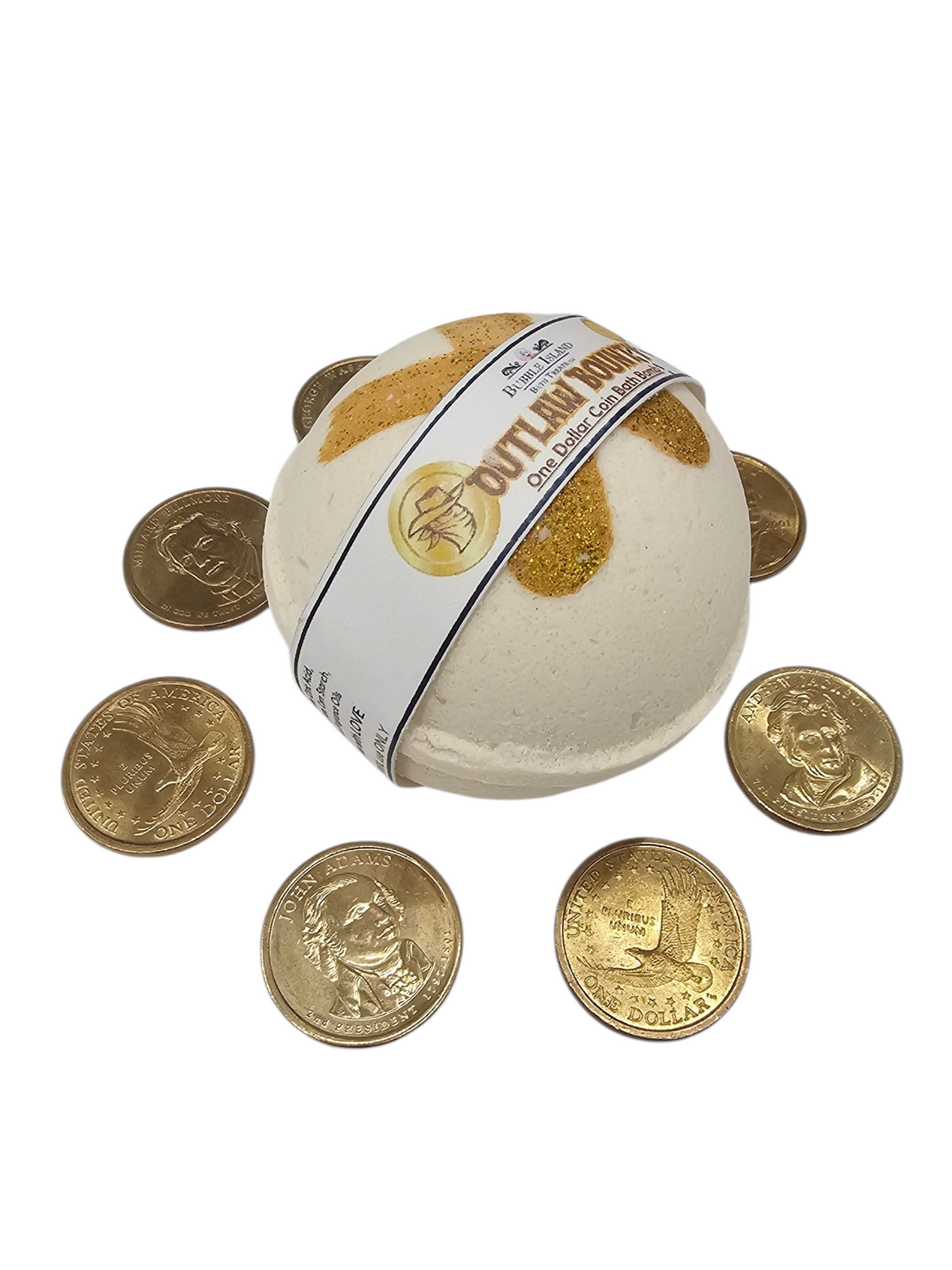 -Money Bath Bomb - Outlaw Bounty $1 Coin