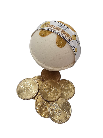 -Money Bath Bomb - Outlaw Bounty $1 Coin