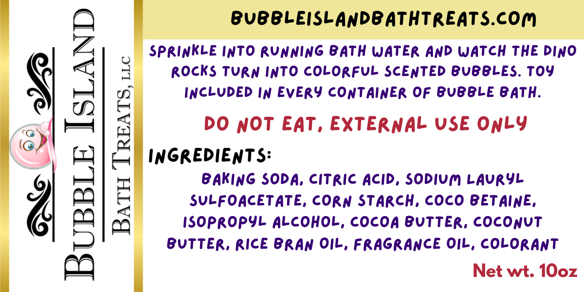 Fizzy Bubble Bath - "Dino Rocks"