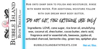 Sugar Scrub - Charcoal Clay