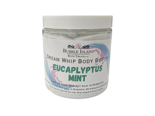 -Dream Whip Body Butter - Eucalyptus Mint *Essential Oil*