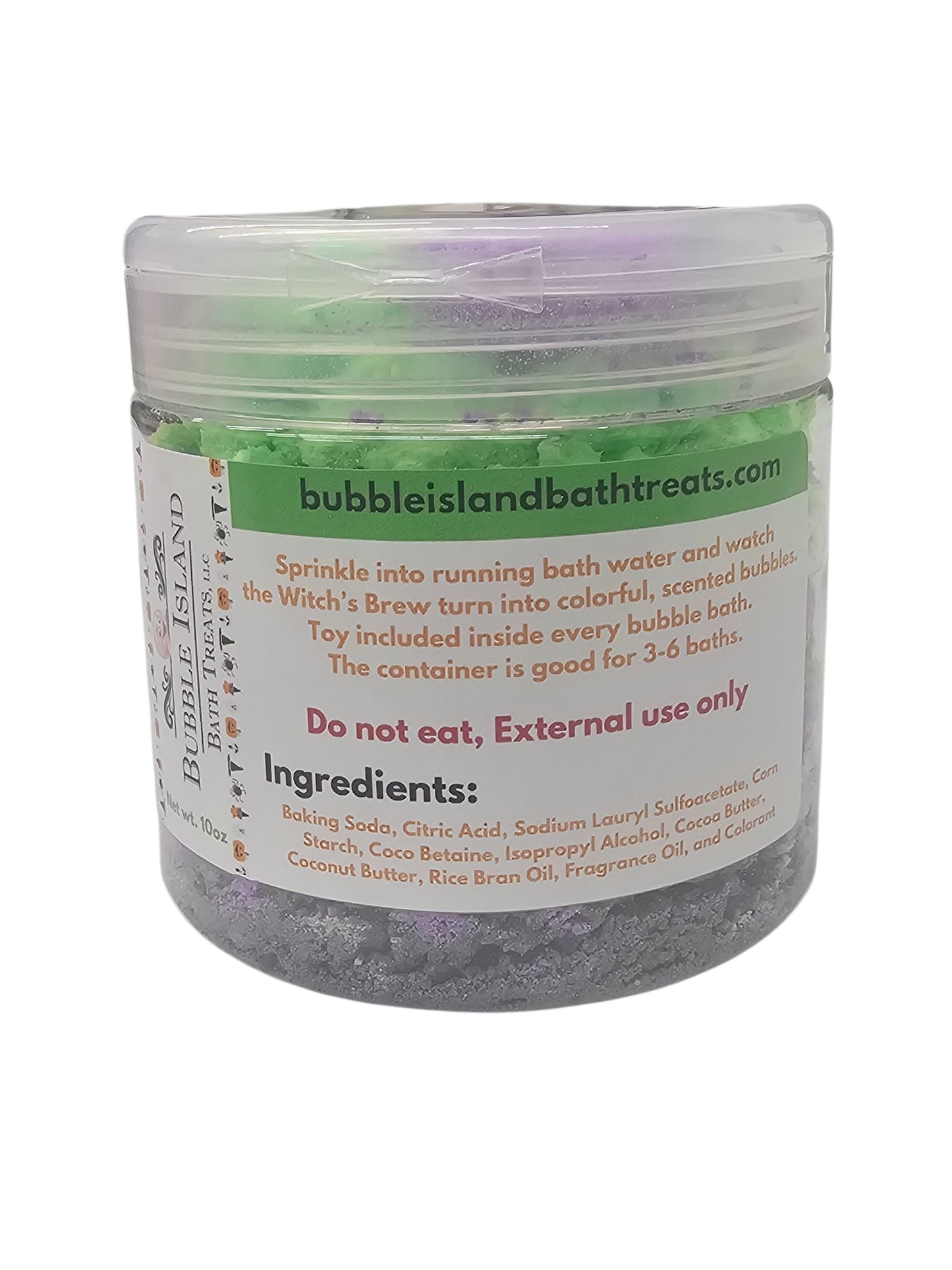 -Fizzy Bubble Bath - "Witches Brew" toy inside