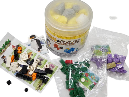-Fizzy Bubble Bath - "Bubbles & Blocks" toy inside