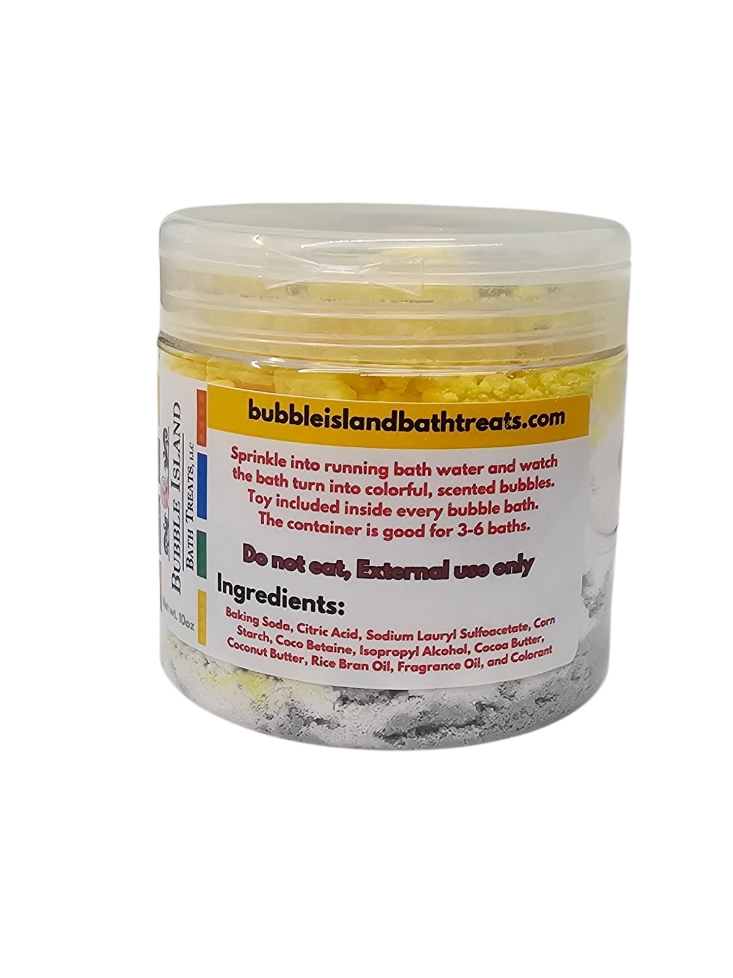 -Fizzy Bubble Bath - "Bubbles & Blocks" toy inside